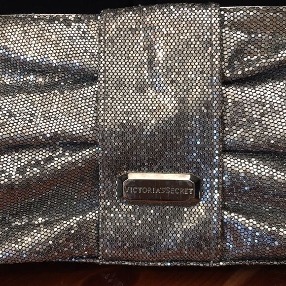 Victoria’s Secret Shimmering Silver Wristlet - Restored Elegance! - Picture 3 of 11